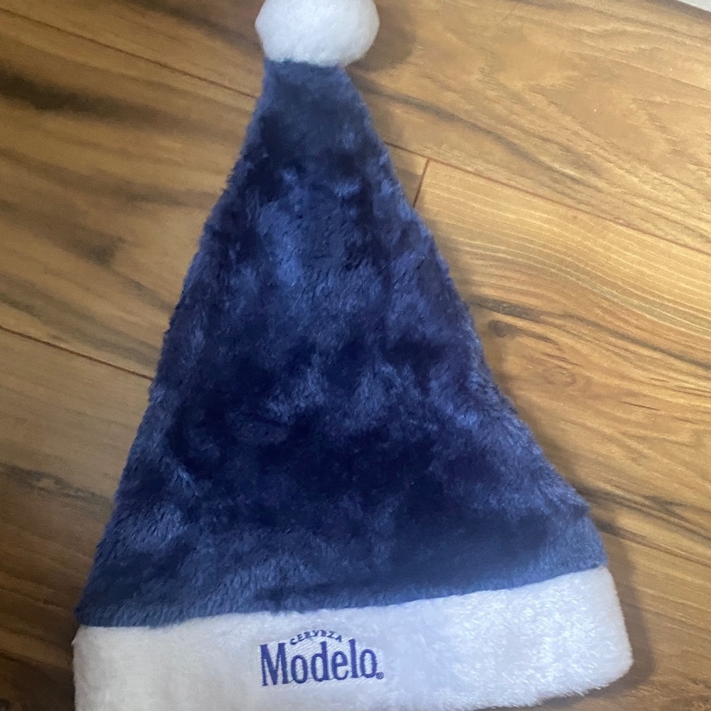 ModelCo Navy and White Kids Holiday Hat Ryan Garcia Fight